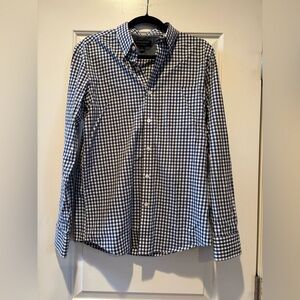 Banana Republic Black and White Checkered Shirt
